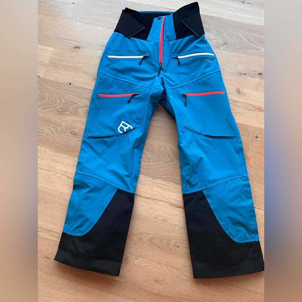 Ortovox women’s blue ski pants, size medium